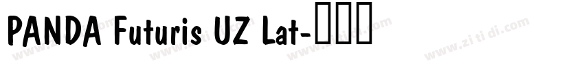 PANDA Futuris UZ Lat字体转换